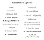 Office Desk Name Plate or Wall/Door Sign - 2x8 or 2x10 - Laser Engraved Sign - CUSTOMIZE. Holder available. Available in 21 colors and 17 fonts. Great gift idea - 4 Tags