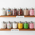 60 Pcs Moveable Shelf Label Holders 7.5”x4” Clear Shelves Tags Library Bookshelf Divider Markers Transparent Shelf Label Display Holder for Classroom Office Library Book Shelves