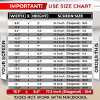SightPro 17.3 Inch 16:9 Laptop Privacy Screen Filter - Computer Monitor Privacy Shield and Anti-Glare Protector