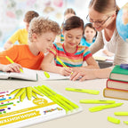 V-Opitos 30 Pack Yellow Highlighters, No Bleed Bright Highlighters with Soft Chisel Tips, Ideal for Office and School Supplies
