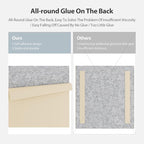 Amantech 12 Pack Acoustic Panels Self Adhesive Sound Proof Foam, High Density Sound Acoustic Panel, 12X12X0.4 Inch Square Panels in Home, Office, Reccording Room, Studio,and more(Silver Gray)