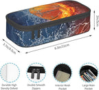 SNAPMADE Basketball Pencil Case Cool Sports-themed Pencil Box Portable Pen Bag Pouch with Zipper for Teens Boys Girls Stationery Supplies Organizer Multifunction Bag for Business Office