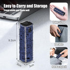 walrfid Car Screen Cleaner Spray and Wipe, Laptop Touchscreen Mist Cleaning Kit for Electronics Computer, iPad, Cellphone, MacBook, TV, Monitor, Tablet Display, with Black Graffiti Case - Dark Blue