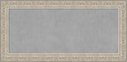 Amanti Art Silver Framed Magnetic Board 27x55 Oversize Vision Board for use with Magnets, 100% Metal Sheet to Display Items as Office Decor or for Home Organization in mudroom, Kitchen or Kids Room