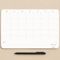 Undated Monthly Planner Notepad,Desk Calendar for Organizing&Scheduling Tasks-Productivity Tracker,Goals,Notes&To-Do Lists–A4 Size (8,3"X11,7")Premium Thick Paper with Cardboard Back Support 50 Sheets