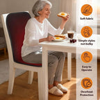 MAXCOM Heated Seat Cushion for Office Chair - Heating Pad for Back, Lumbar, Hip, Thigh with 7 Temp Levels & Auto Shutoff - Warm Gift for Winter