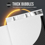 Fuxury Black Bubble Mailers 12x15" Padded Envelopes 40 Pack Large Bubble Mailer Strong Adhesion Padded Mailer,Self-Seal Envelope for Mailing Small Business,Magazine, Clothing.