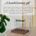 Nutritionist Gift for Women and Men, Thank You Desk Sign for Dietitian or Health Coach, Office Decor for Nutrition Professionals, Holiday or Graduation Appreciation Plaque PA057