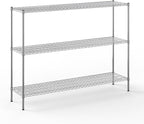 Regal Altair 18" Deep x 72" Wide x 54" Height Wire Shelving Kit | 3-Tier | NSF Commercial Storage Rack Unit