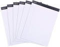 Mintra Office Legal Pads (Double Pad 3pk (White), 8.5in x 11in (Wide Ruled))