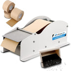 Frifreego Water-Activated Tape Dispenser, Manual Width-Adjustable Kraft Gum Tape Dispenser for 0.98-3.54" Wide Tape, All-Body Steel Packing Tape Dispenser, Stable and Durable
