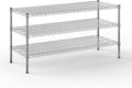 Regal Altair 21" Deep x 54" Wide x 27" Height Wire Shelving Kit | 3-Tier | NSF Commercial Storage Rack Unit