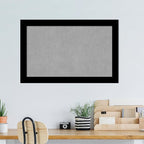 Amanti Art Black Framed Magnetic Board 29x45 Large Vision Board for use with Magnets, 100% Metal Sheet to Display Items as Office Decor or for Home Organization in mudroom, Kitchen or Kids Room