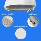 The Boxery 8.5x14.5''|#3 Poly Bubble Mailers- 100 Pack, Padded Envelopes, Self Seal, Waterproof Shipping Bags, Padded Mailers for Shipping & Packaging