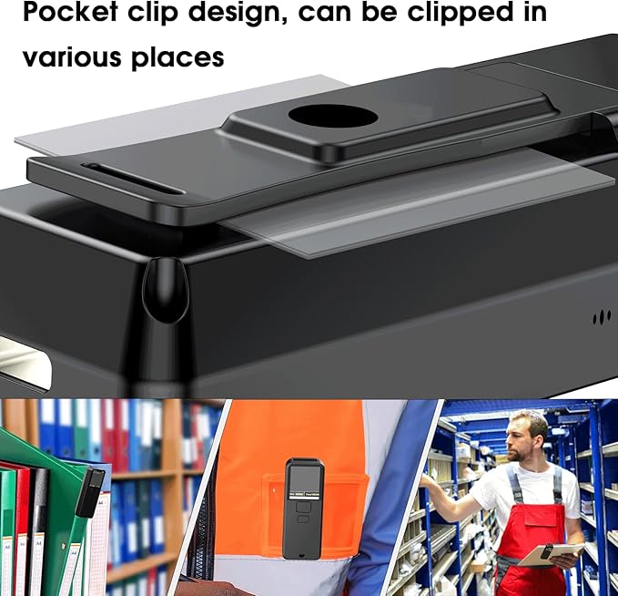 Mini Portable 1D Wireless Barcode Scanner, Bluetooth and 2.4Ghz and USB All in one Laser Barcode Scanner Wireless for Store, Warehouse POS, Computer, Tablet, iPad, iPhone,iOS, Android