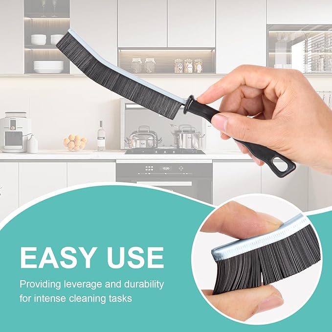 Cleaning Brush - 5 Pcs Hard Bristle Crevice Cleaning Brush, Multifunctional Gap Scrub Brush, Home Essentials, Bathroom Cleaner Tools for Household Use, Kitchen, Bathroom, Window, Faucets, Toilet