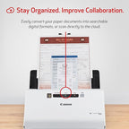 Canon imageFORMULA R40 - Office Document Scanner, Windows and Mac, Duplex Scanning, Easy Setup, Scans a Wide Variety of Documents, Scans to Cloud