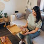 PHAREGE 7x5x1 inch Shipping Boxes Bulk 25 Pack Brown, Tab Lock Tuck Top Mailer Boxes for Packaging Small Business, Small Cardboard Gift Boxes for Wrapping Mailing Present