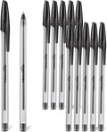 Amazon Basics Ballpoint Pens, 1.0mm, Black, 12 Pack