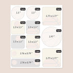 Large Name Labels for Kids (33) - Custom Stickers for Daycare and School Supplies - Durable, Waterproof Stickers for Water Bottles, Lunch Boxes, and More with Unique Designs - Basketball