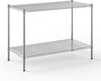 Regal Altair 24" Deep x 48" Wide x 34" Height Wire Shelving Kit | 2-Tier | NSF Commercial Storage Rack Unit