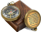 For I Know The Plans I Have For You, Jeremiah 29:11, Solid Brass Directional Engraved Compass, Baptism Gifts for Boys Girls, First Communion, Christian Gifts for Men, First Confirmation Gifts for Boys