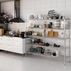 Regal Altair 18" Deep x 72" Wide x 64" Height Wire Shelving Kit | 5-Tier | NSF Commercial Storage Rack Unit