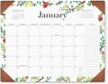 Jotsome Desk Calendar 2026-2027 with Protective Pad, Desktop Calendar Pad from January 2026 to June 2027 14x10.5 inch, for Home Office and School, Easy Planning