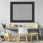 Amanti Art Black Framed Magnetic Board 25x29 Medium Vision Board for use with Magnets, 100% Metal Sheet to Display Items as Office Decor or for Home Organization in mudroom, Kitchen or Kids Room
