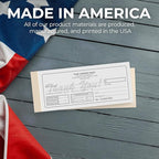 Custom 2.83" x 7" Carbonless NCR Books in 2-Part Duplicate Invoices, Receipts, Work Orders, Sales Orders, Purchase Orders, Estimates, Quote Forms with Your Company/Business Name (150 Sets)