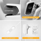 TOPMB LED Reading Light, Eye-Caring Book Light for Reading in Bed, 360° Flexible Clip on headboard lamp, 5W 3000k Desk Lamp with Clamp for Bedroom, Office, Painting, Workbench and Sewing, White