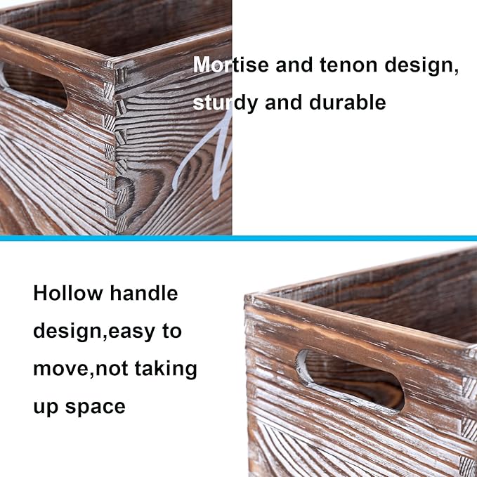 CFYACFY Mail Organizer Magazine Countertop Mail Storage Organizer for Home Mail and Key Holder for Desk Letter Basket Farmhouse Home Decor Mailbox Mail Basket 5.5*5.5*11.4 Inch