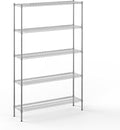 Regal Altair 14" Deep x 54" Wide x 86" Height Wire Shelving Kit | 5-Tier | NSF Commercial Storage Rack Unit