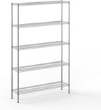 Regal Altair 14" Deep x 54" Wide x 86" Height Wire Shelving Kit | 5-Tier | NSF Commercial Storage Rack Unit