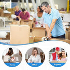 APORNI Packing Tape Heavy Duty Refill 36 Rolls Sealing Great for Packing Box Shipping and Moving Supplies Packaging 1.88" x 65 Yards 3" Core 2.0 Mil Thick Adhesive