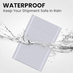 skardeco Bubble Mailers 8.5x11inch 25Pack Gray Bubble Mailers Self-Seal Padded Mailing Envelopes Bubble Opaque Padded Mailer for Small Businesses to Package and Mail Jewelry Cosmetics#2（white，gray）