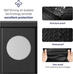 Fuxury 100 Pack Bubble Mailers 10.5x16 Inch, Self Seal Padded Envelopes Waterproof Mailing Envelopes, Padded Mailers, Shipping Bags for Packaging, Small Business Large #5, Black