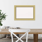 Amanti Art White Cork Board for Wall, 15x21 Vision Board with Gold Frame, Small Corkboard Office Decor for Home Organization, Casual Corkboard Pinboard to Display Items for Home Organization in