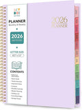 2026 Planner, Weekly and Monthly Planner, January 2026 - December 2026, Hardcover Agenda Planner with Monthly Tabs, Goal Setting & Time Management Organizer for Professionals & Students, 8.5" x 11"