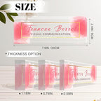 Personalized Name Plate for Desk, Custom Acrylic Desk Name Sign, Office Appreciation Gifts for Women Men Coworkers Boss Teacher Employee (Pink Cloud)