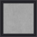 Amanti Art Black Framed Magnetic Board 24x24 Medium Vision Board for use with Magnets, 100% Metal Sheet to Display Items as Office Decor or for Home Organization in mudroom, Kitchen or Kids Room