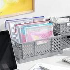 YOPCDJ 12 Mesh Zipper Pouch Bags - 12 Color, 8 Size Classroom Must-Have Storage Solution for School, Board Games, and Office Supplies