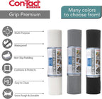 Con-Tact Brand Grip Premium Shelf Liner, Thick and Non-Adhesive Drawer Liner, Multi-Purpose and Easy to Use, 12" x 4', White, Pack of 1