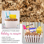MagicWater Crinkle Cut Paper for Gift Baskets - 2LB Kraft - Perfect for Shredded Paper Filler, Basket Filler, Gift Boxes, Bridesmaid Gifts, Christmas Stuffers & More – Ideal for All Occasions
