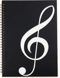 MoHern Blank Sheet Music Notebook, 160 Pages Composition Staff Paper Notebook, Manuscript Paper Notebook, 10 Staves (Music clef notebook)