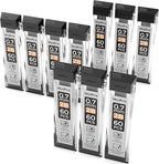 Nicpro 600pcs Mechanical Pencil Refills 0.7 mm, Break Resistant Mechanical Pencil Refills 2B, 60 Pack Per Tube, 10 Tubes