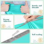Fuxury 19x24 Inch 100 Pack Large Poly Mailers Shipping Envelopes Bags Teal,Self Adhesive Mailers Poly Shipping Bags for Small Clothing Business,Waterproof and Flexible polymailers,Keep Items Protected
