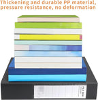 HUA JIE 2 Pack A4 Storage File Boxes Archives Case,65mm Spine,Box File Document Storage Box with Metal Clip for Office School -Black
