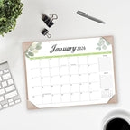 Desk Calendar 2026-2027 with Desk Mat – 17" x 12" Large Desk Pad Calendar Runs from January 2026 to June 2027, Office Supplies Desktop Monthly Calendar for Home & Office