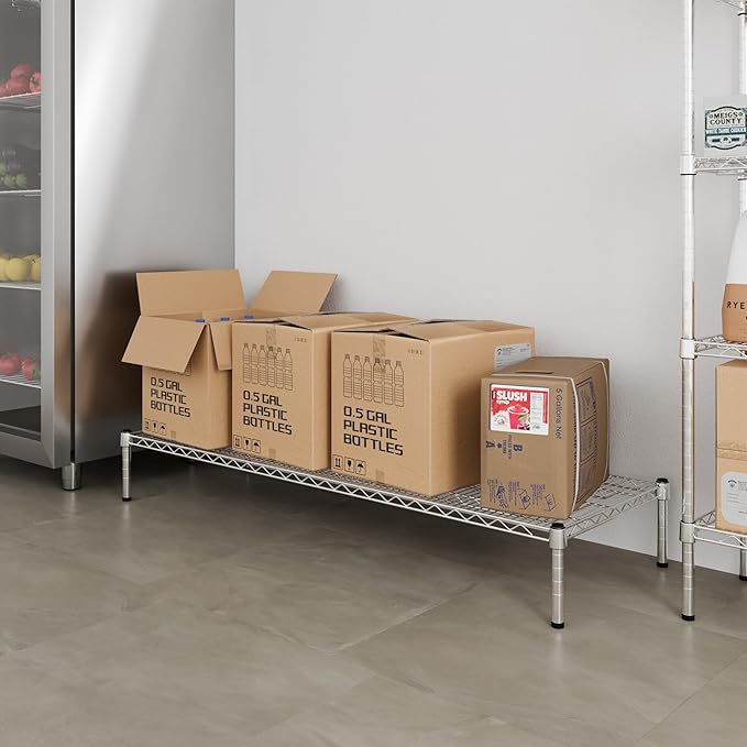 Regal Altair 21" Deep x 60" Wide x 8" Height Wire Shelving Kit | 1-Tier | NSF Commercial Storage Rack Unit
